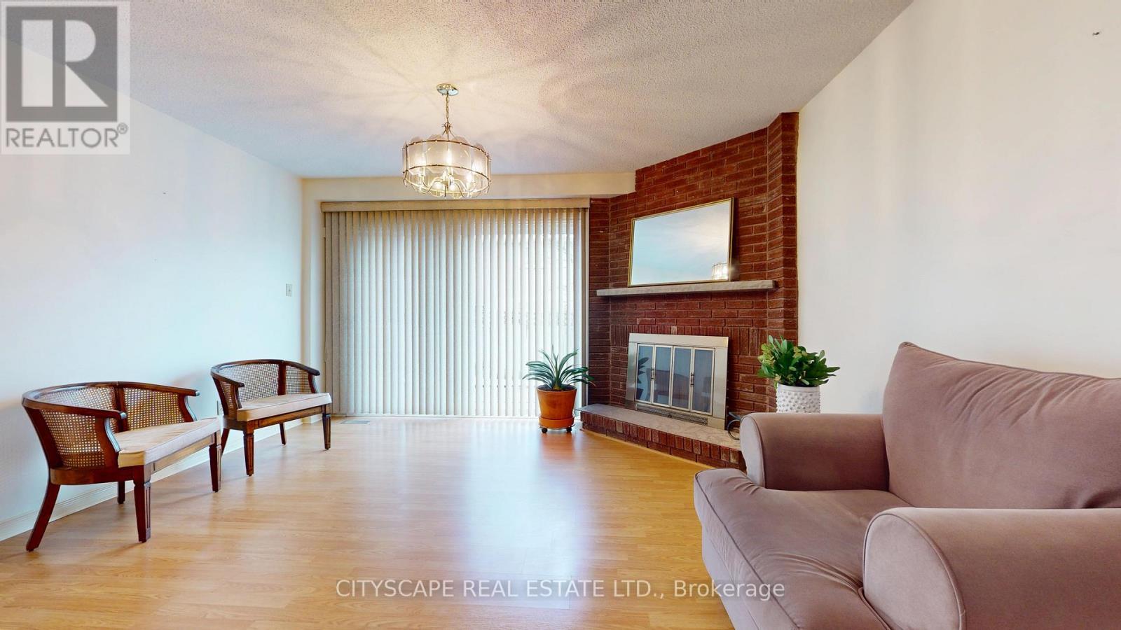 67 Brickstone Circle, Vaughan, ON - Indoor Photo Showing Living Room With Fireplace
