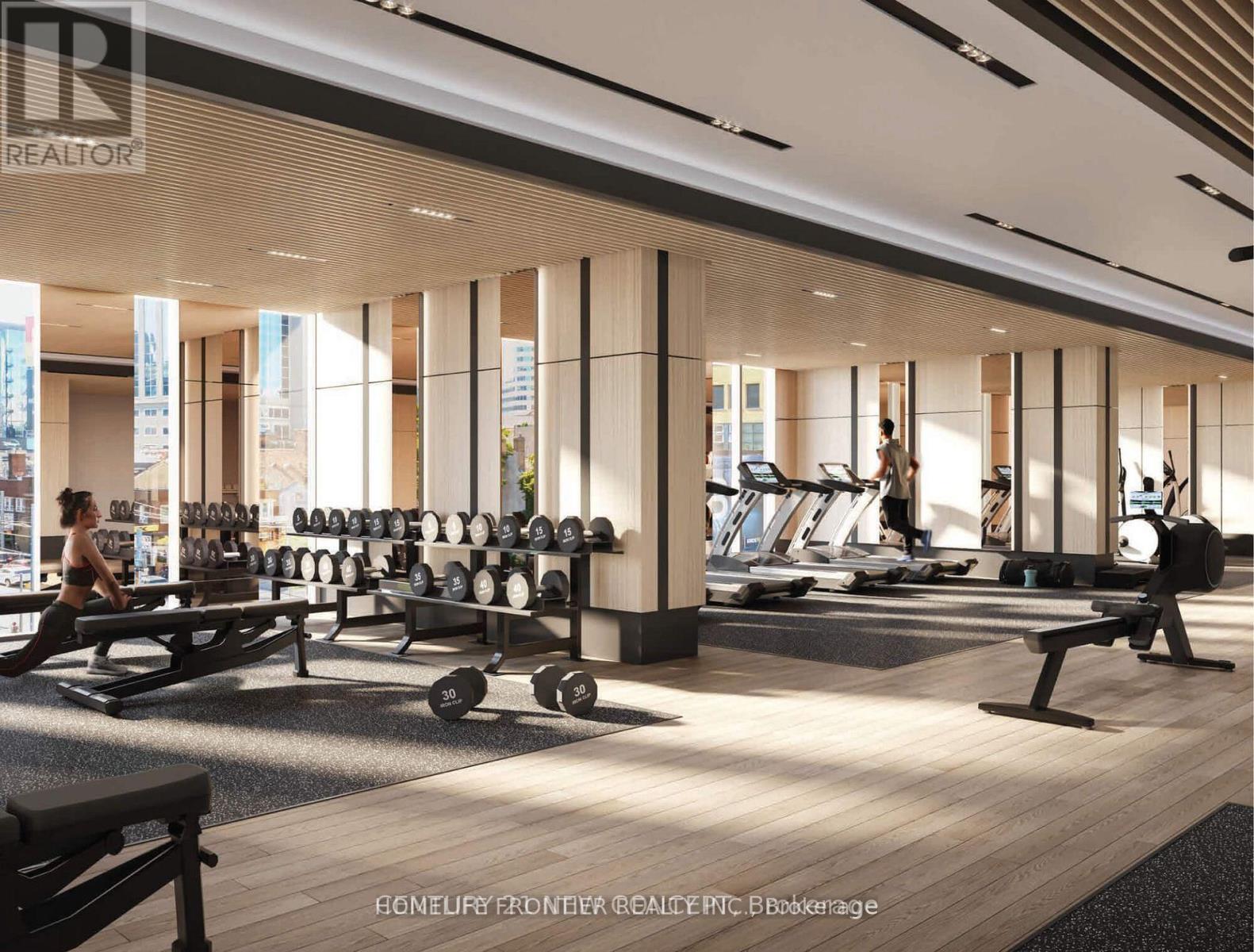 3202 - 252 Church Street, Toronto, ON - Indoor Photo Showing Gym Room