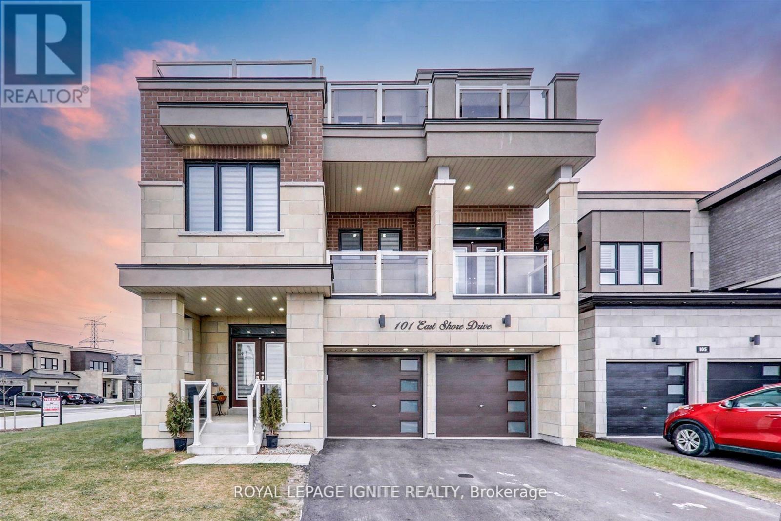 101 East Shore Drive, Clarington, ON - Outdoor With Balcony With Facade