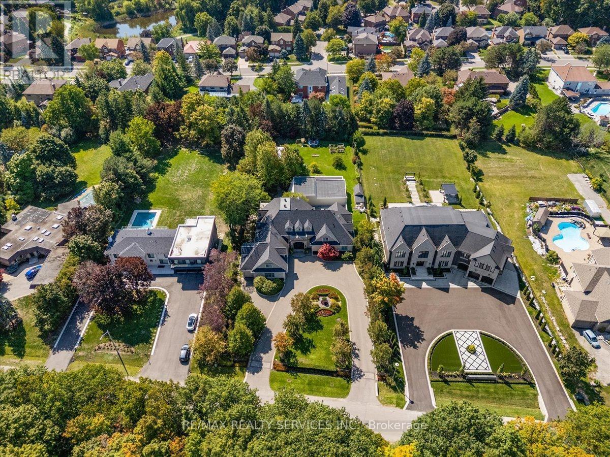 Surrounded by top tier estates on 1 acre lots. - 574 Conservation Drive, Brampton, ON - Outdoor With View