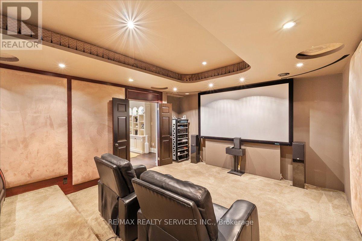 Home theatre. - 574 Conservation Drive, Brampton, ON - Indoor Photo Showing Other Room