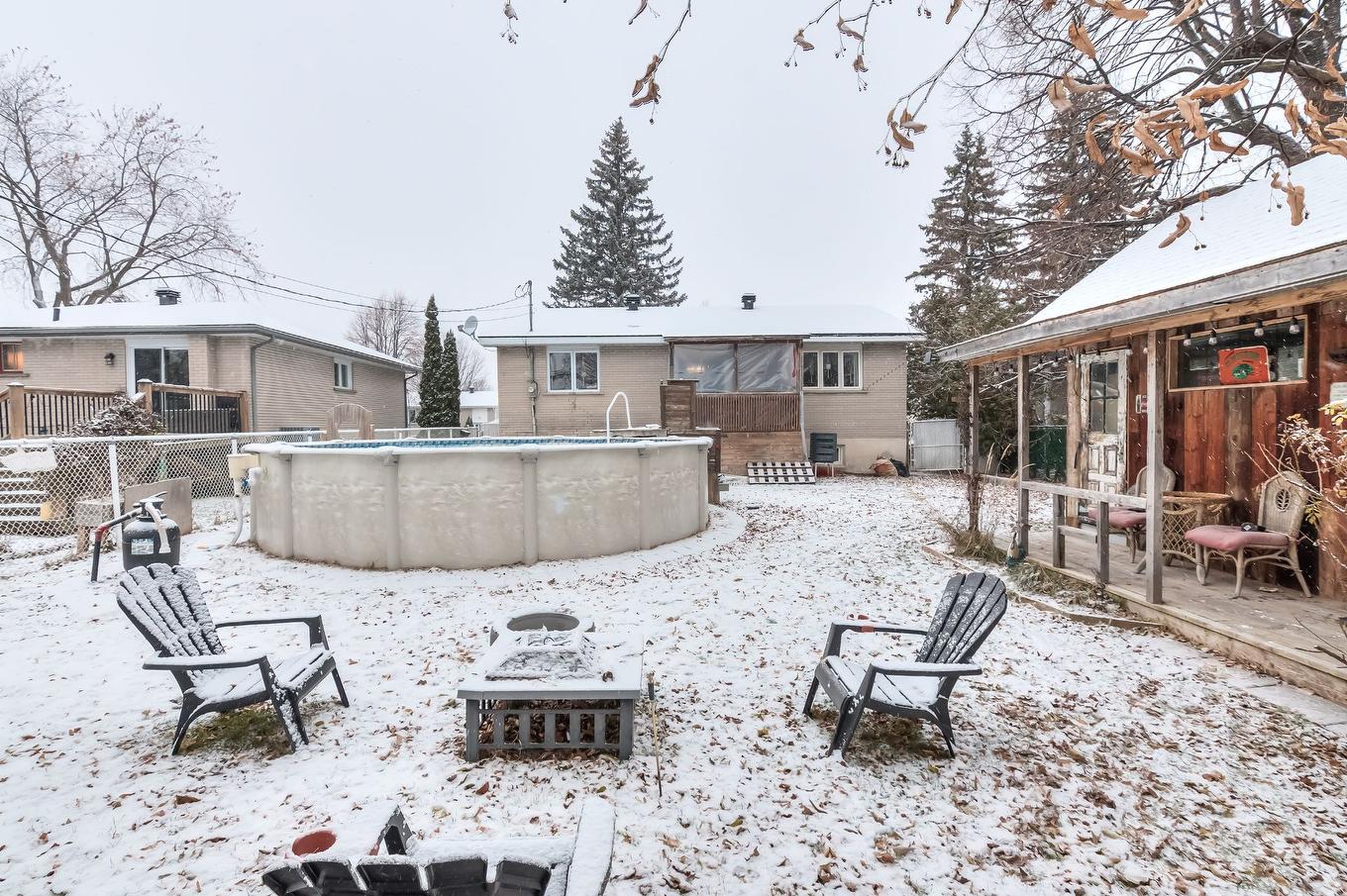Cour - 5075 Rue Maurice, Longueuil (Saint-Hubert), QC - Outdoor With Above Ground Pool