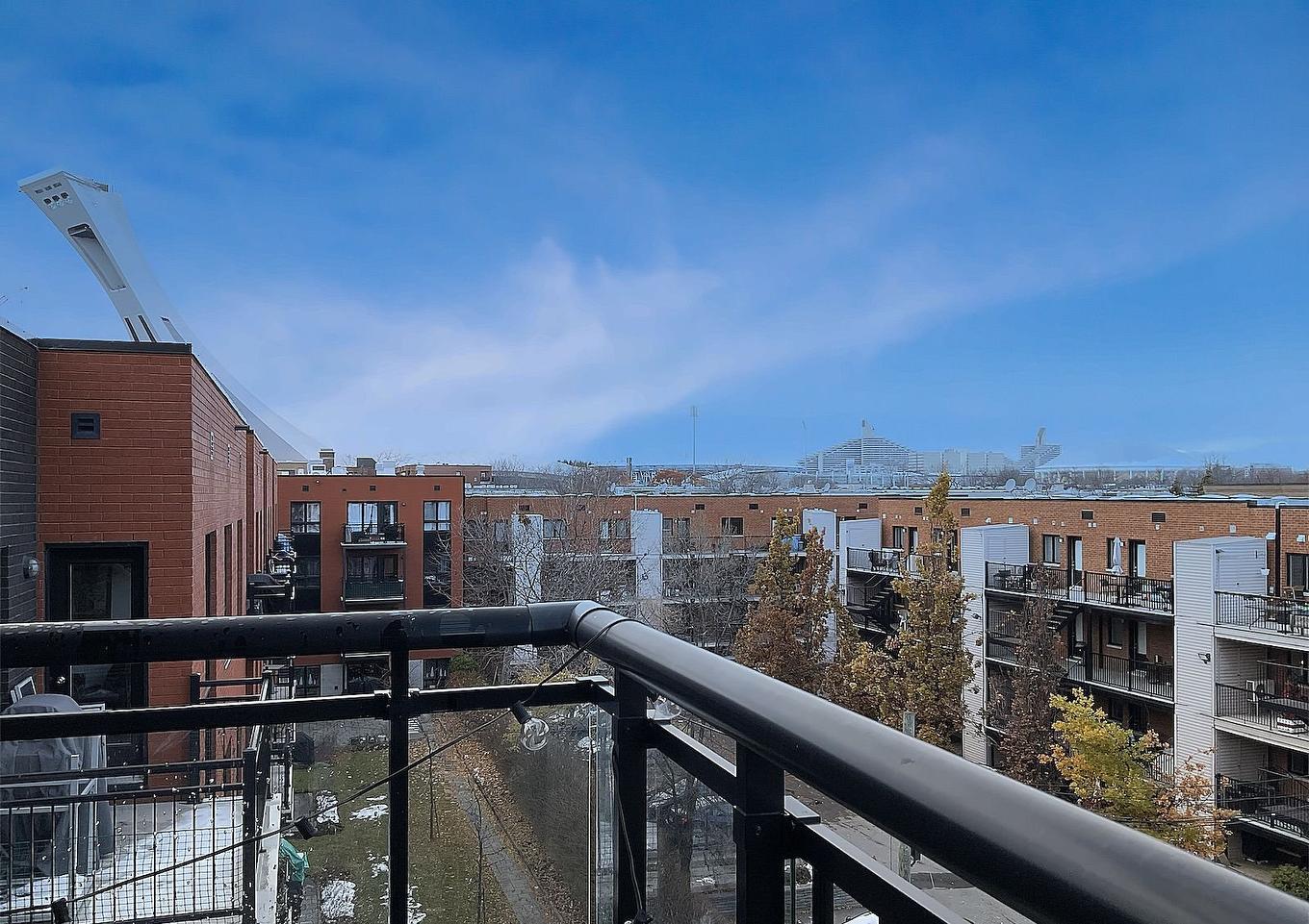 Vue - 405-2335 Av. Bennett, Montréal (Mercier/Hochelaga-Maisonneuve), QC - Outdoor With Balcony