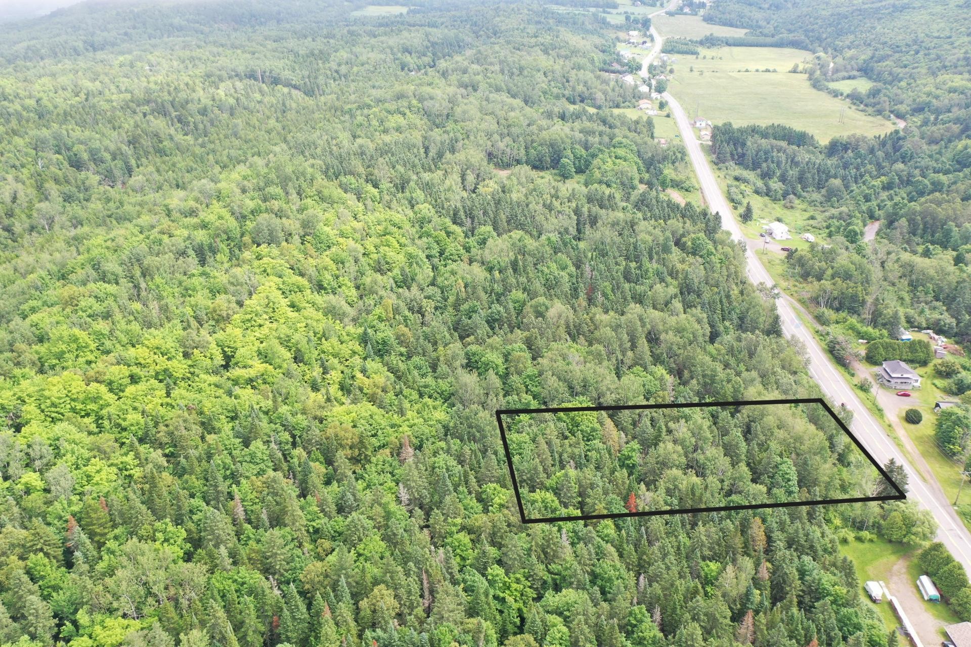 Photo aérienne - Route 204, Saint-Aubert, QC