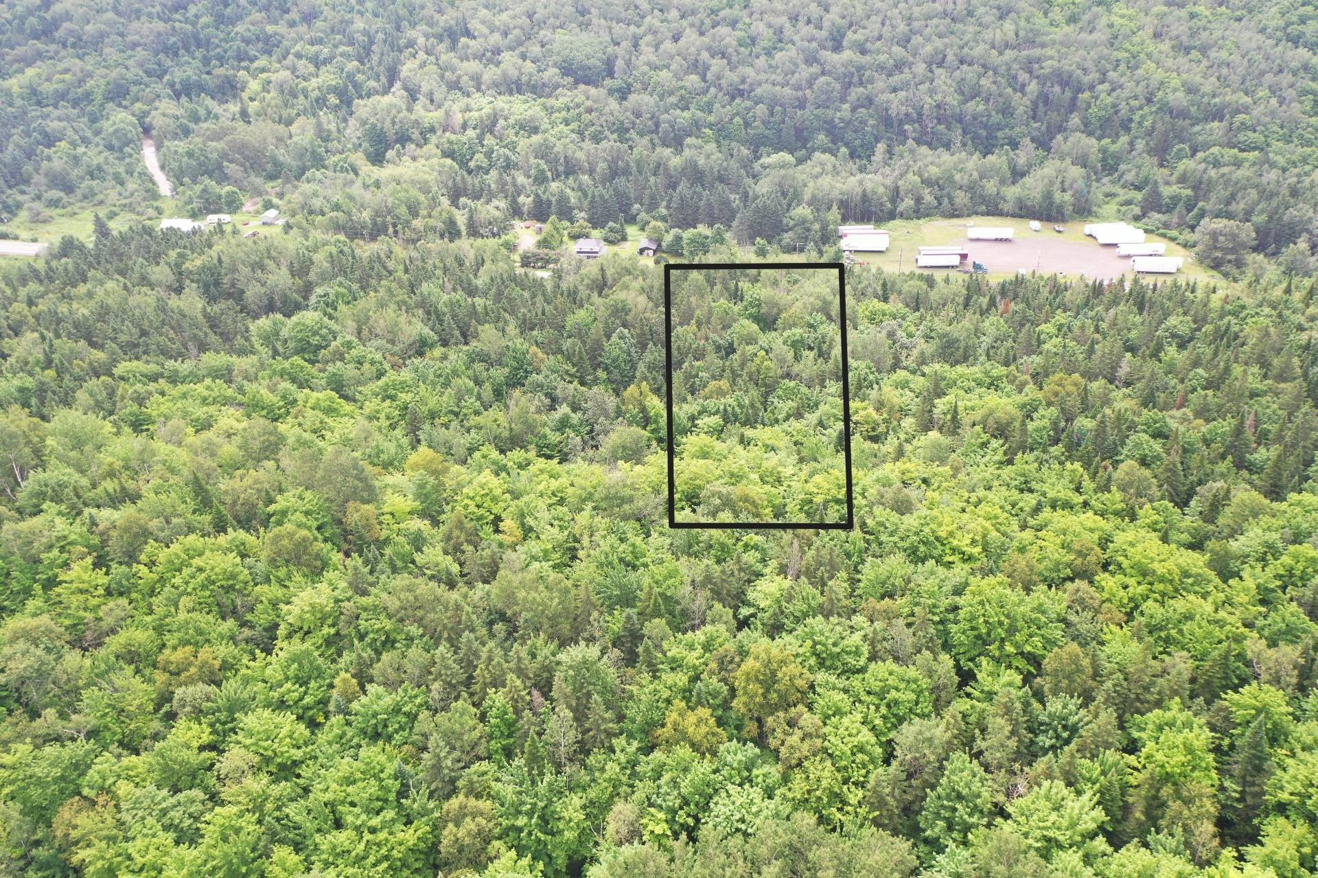 Photo aérienne - Route 204, Saint-Aubert, QC