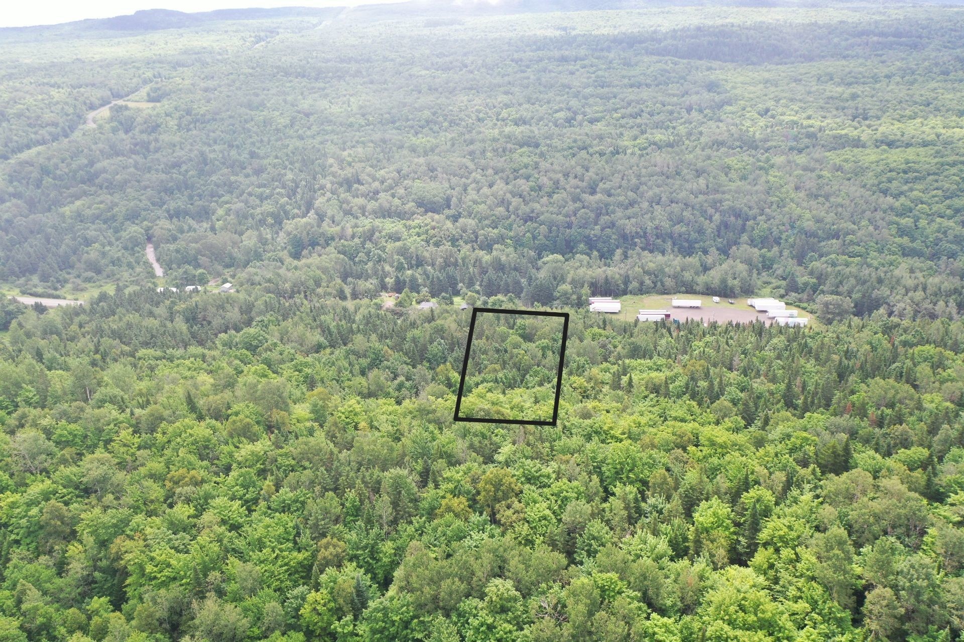 Photo aérienne - Route 204, Saint-Aubert, QC