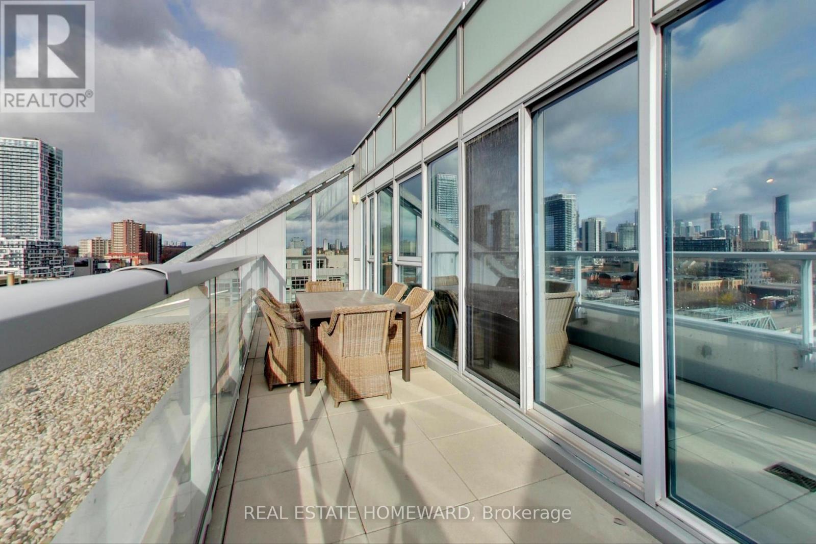 1113 - 30 Baseball Place, Toronto, ON - Outdoor With Balcony