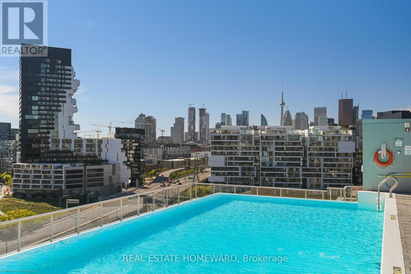 In-ground Pool - 1113 - 30 Baseball Place, Toronto, ON - Outdoor