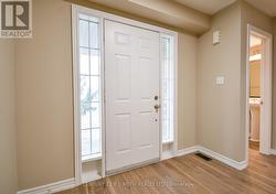 Welcoming and spacious foyer. -