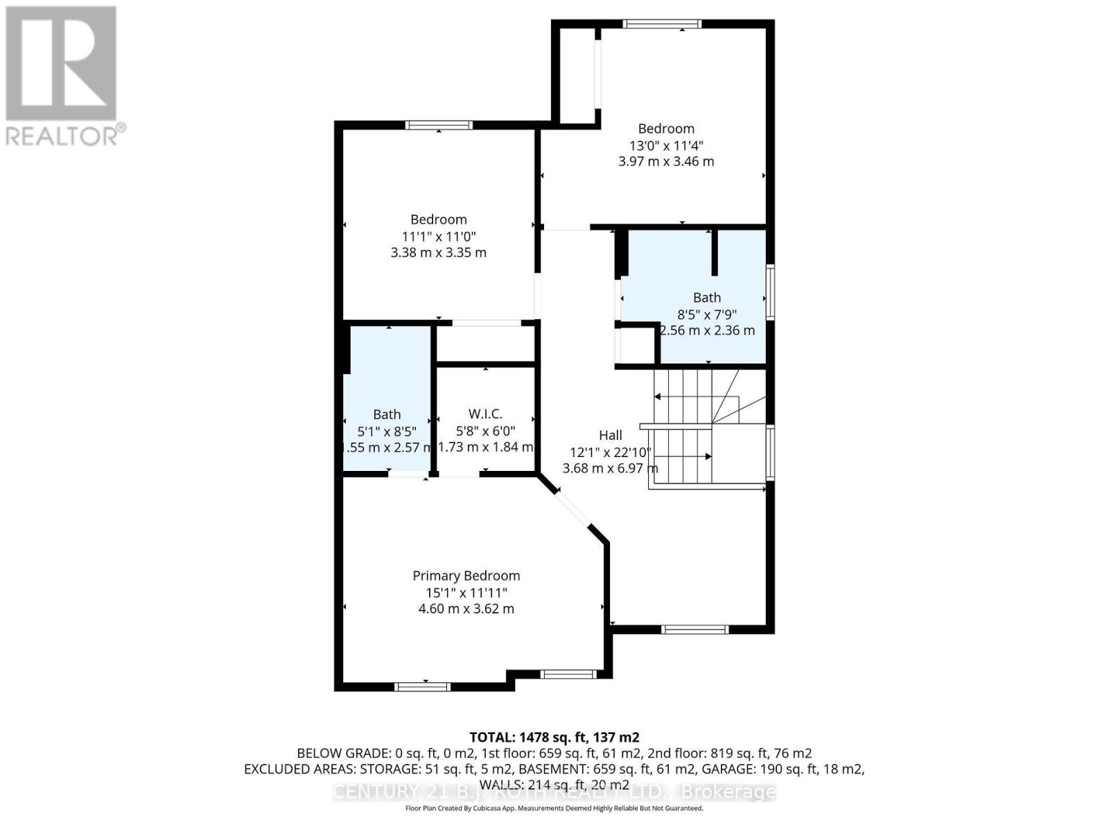 Second Level Floor Plan - 194 Sundew Drive, Barrie, ON - Other