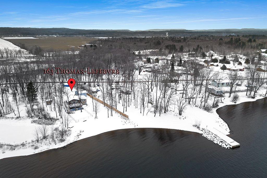 Photo aérienne - 163 Rue Thomas-Lefebvre, Mansfield-Et-Pontefract, QC - Outdoor With Body Of Water With View
