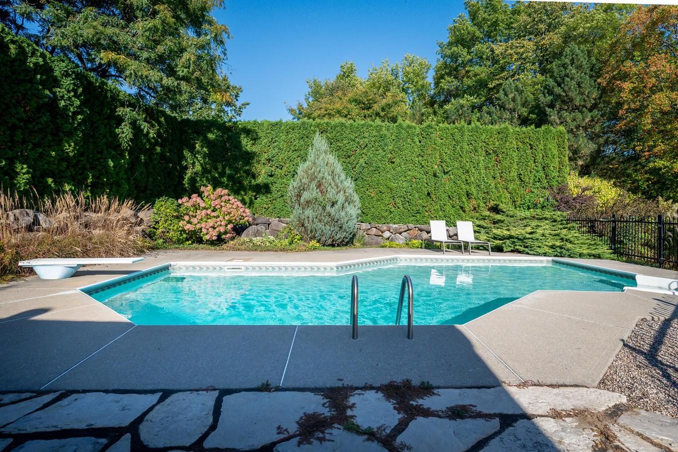Vue d'ensemble - 1123 Ch. De La Montagne, Mont-Saint-Hilaire, QC - Outdoor With In Ground Pool With Backyard