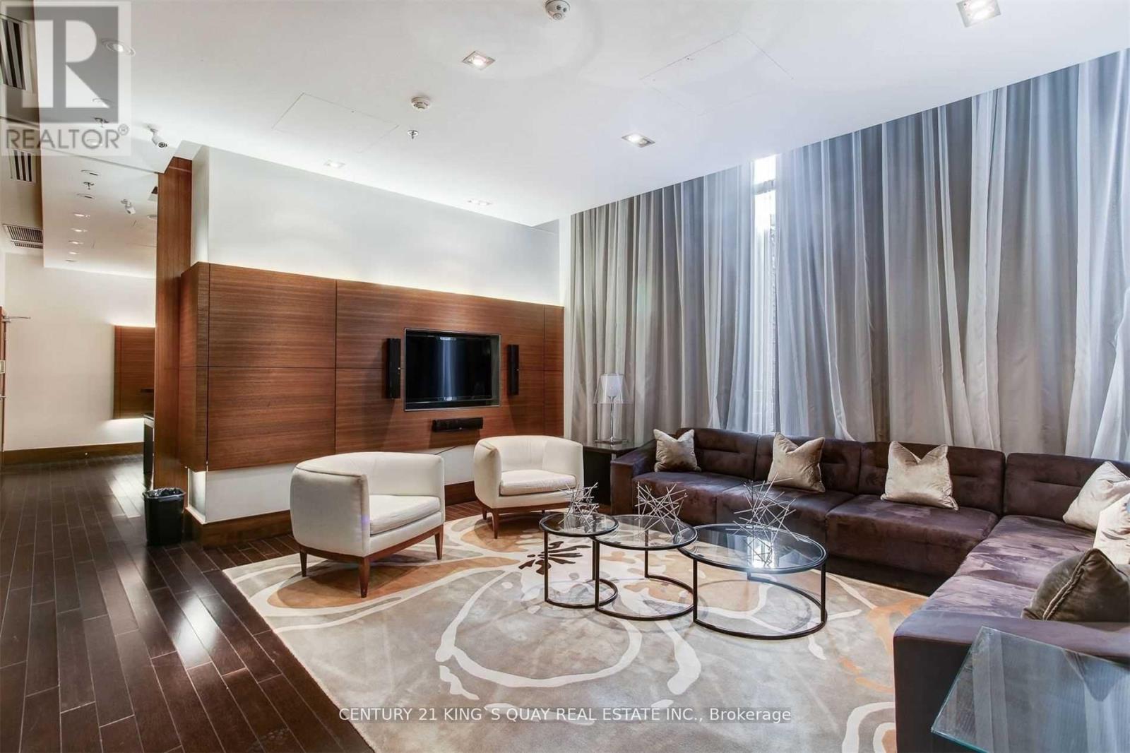 2710 - 28 Ted Rogers Way, Toronto, ON - Indoor Photo Showing Living Room