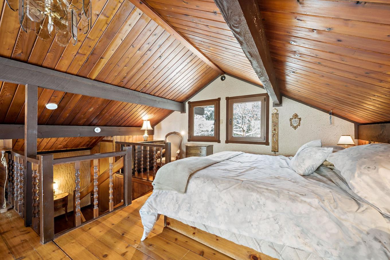 Chambre à coucher principale - 139 Rue De Chamonix, Sainte-Agathe-Des-Monts, QC - Indoor Photo Showing Bedroom
