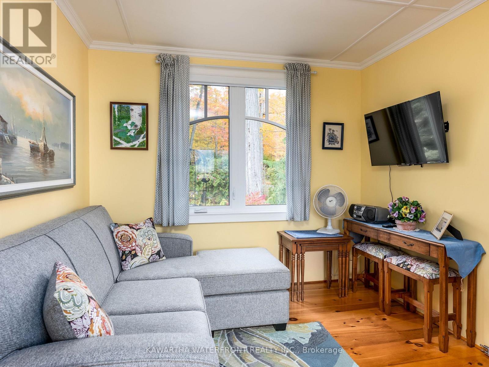 Guest Cottage Living Room - 48 Maple Avenue, Kawartha Lakes (Bexley), ON - Indoor Photo Showing Living Room