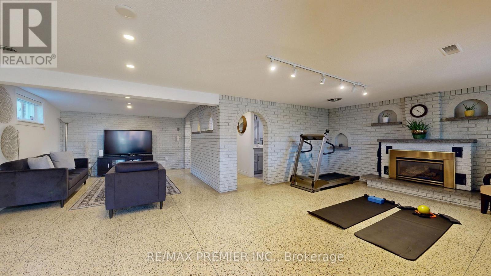 87 Aviemore Drive, Toronto, ON - Indoor With Fireplace