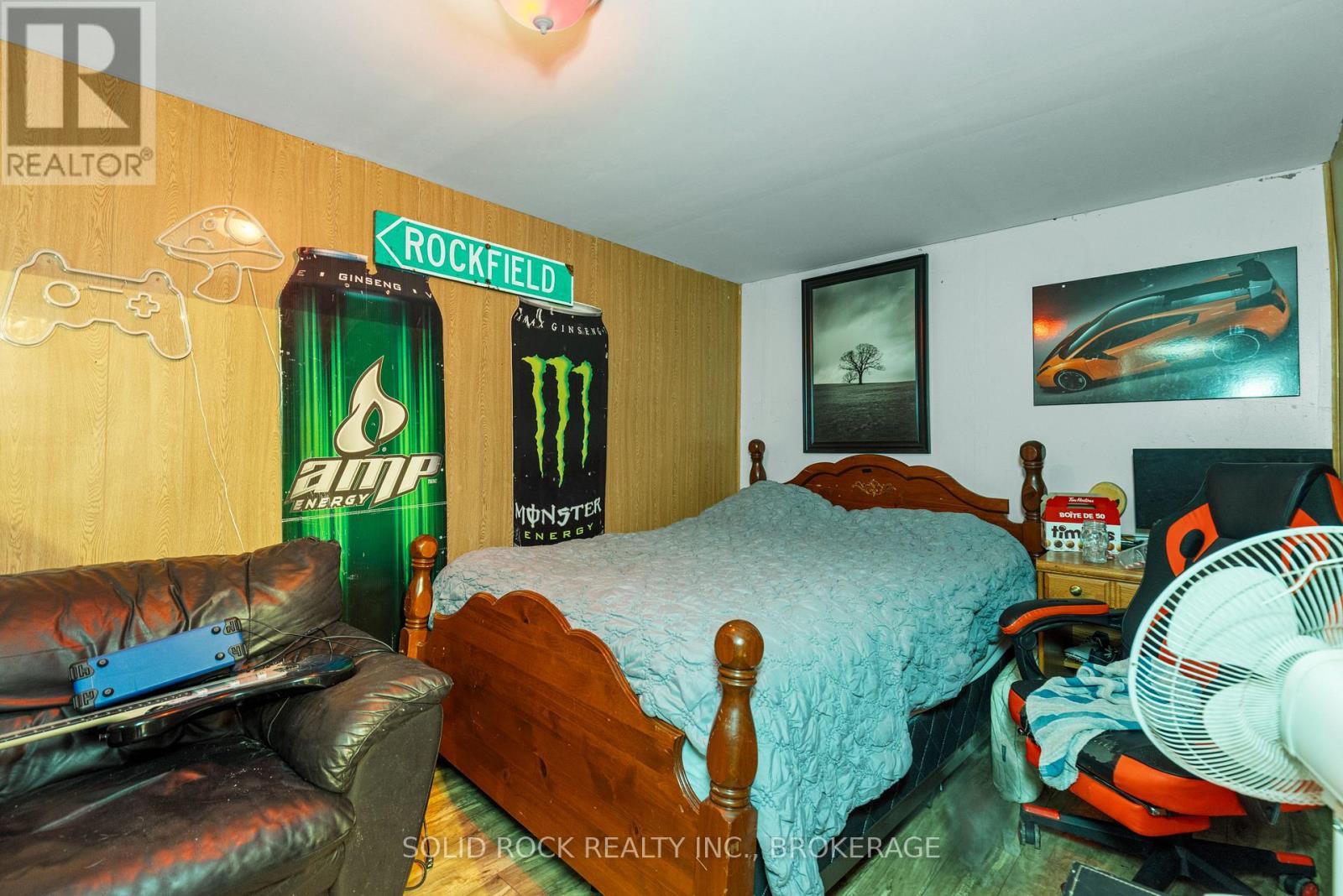 Unit 45 - den (basement) - 43/45 Railway Street, Lansdowne Village, ON - Indoor Photo Showing Bedroom