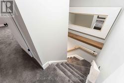 Upstairs to the two bedrooms -