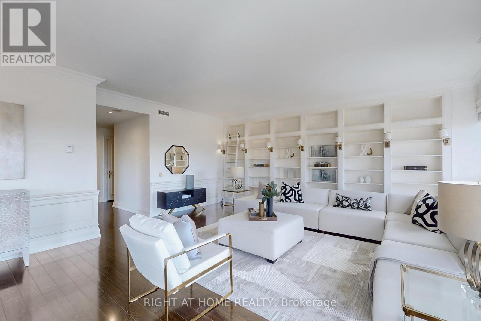 1201 - 38 Avenue Road, Toronto, ON - Indoor Photo Showing Living Room With Fireplace