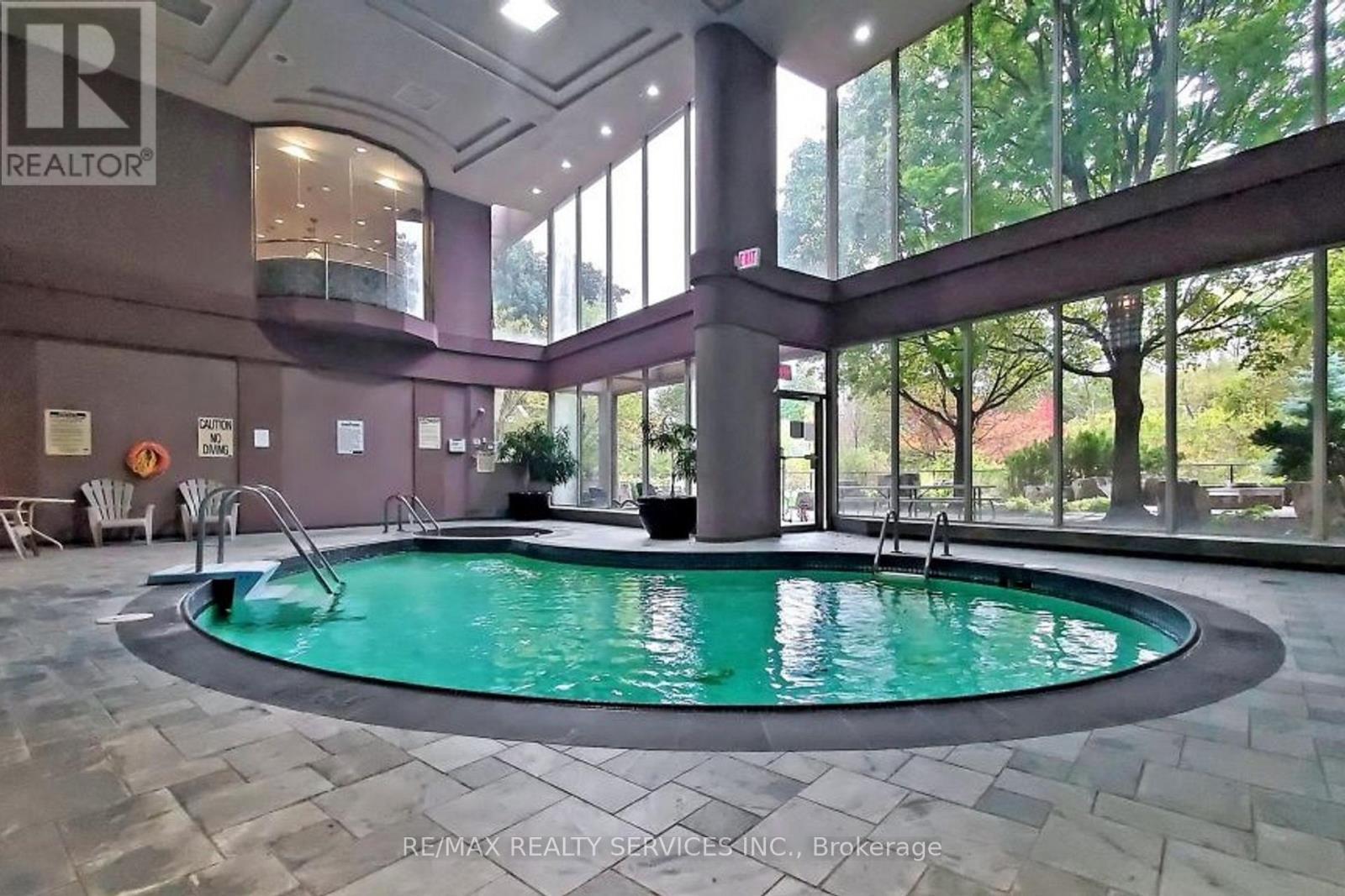 1003 - 50 Eglinton Avenue W, Mississauga, ON - Indoor Photo Showing Other Room With In Ground Pool