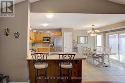 Breakfast Bar and Dining Room/Kitchen -