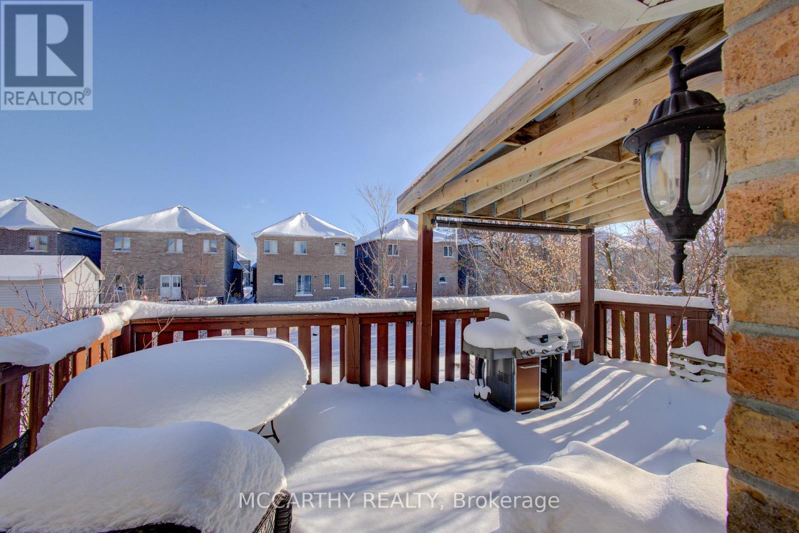 Back deck with covered area - 125 Sheffield Street, Southgate, ON - Outdoor With Deck Patio Veranda