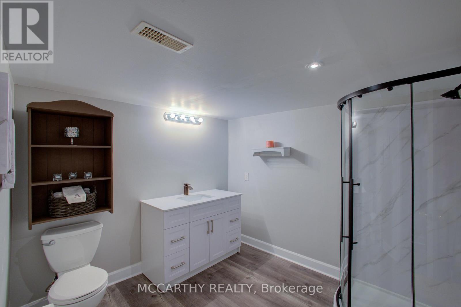 New Lower Level 3 pc Bathroom - 125 Sheffield Street, Southgate, ON - Indoor Photo Showing Bathroom