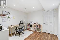 basement office -