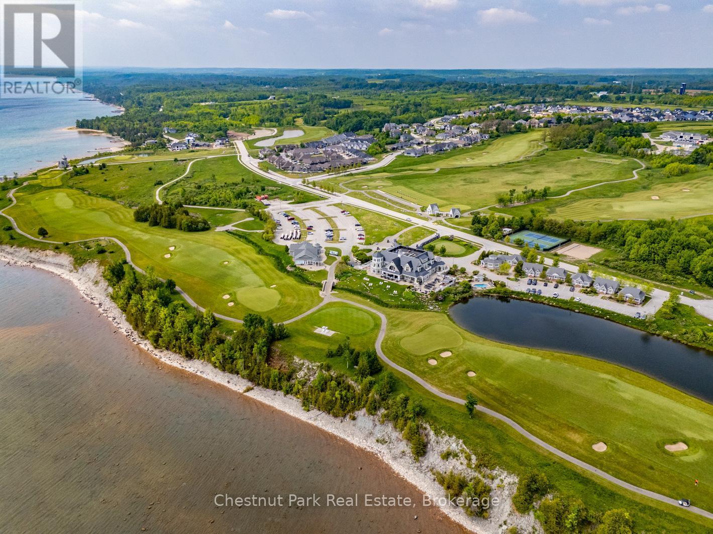 Property and Surrounding Area - 161 Hawthorn Crescent, Georgian Bluffs, ON - Outdoor With Body Of Water With View