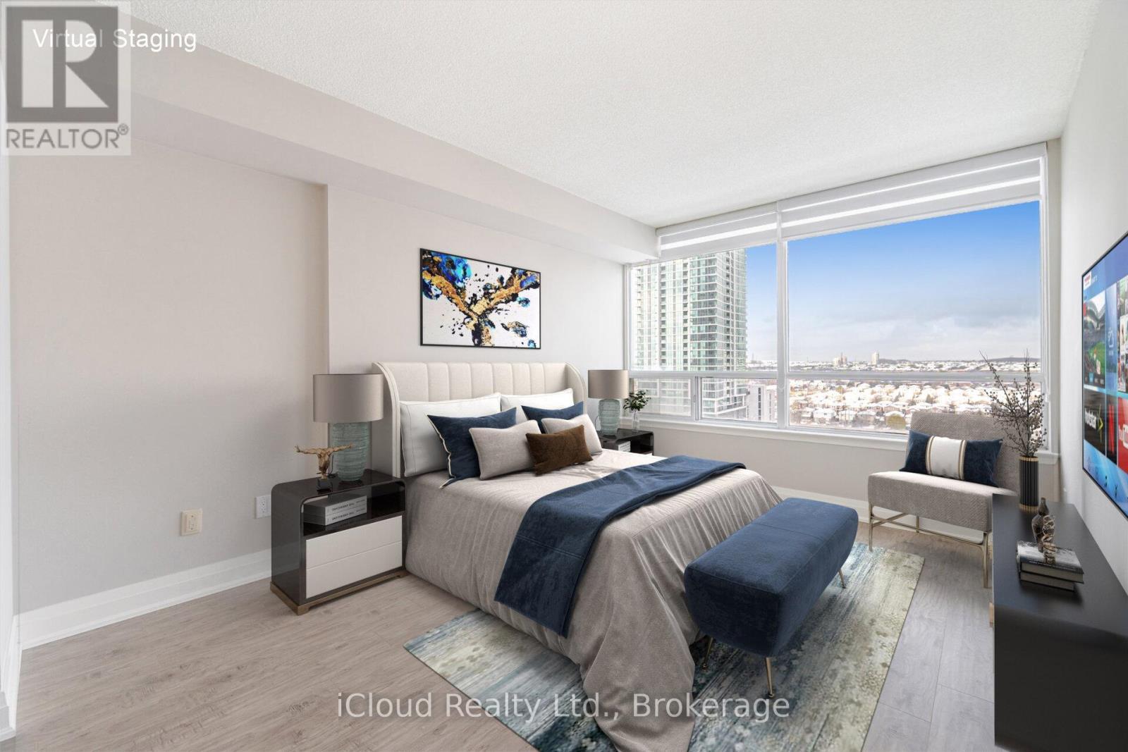 1511 - 550 Webb Drive, Mississauga, ON - Indoor Photo Showing Bedroom