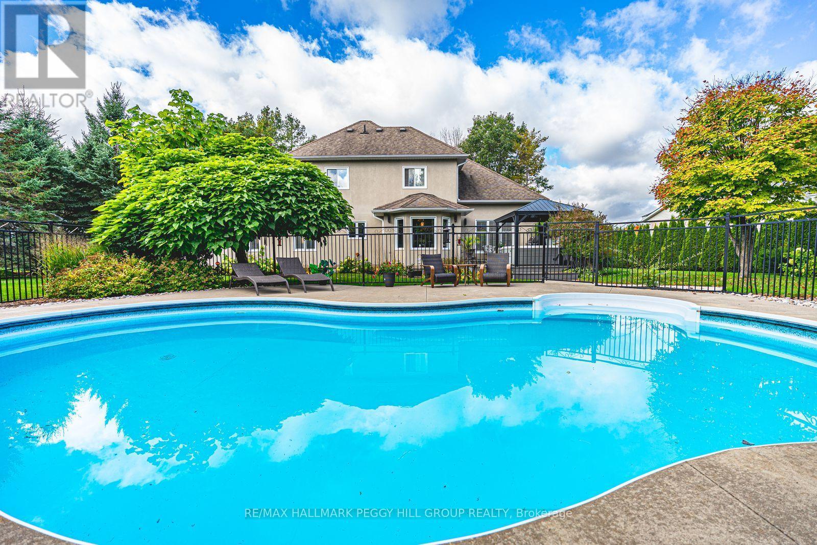 127 Goldfinch Crescent, Tiny, ON - Outdoor With In Ground Pool With Backyard