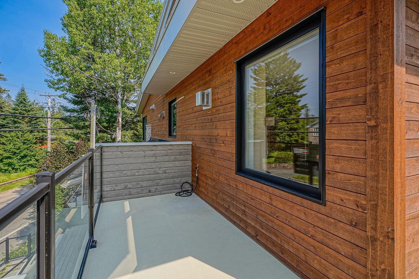 Terrasse - 1309 Ch. De La Rivière, Val-David, QC - Outdoor With Exterior