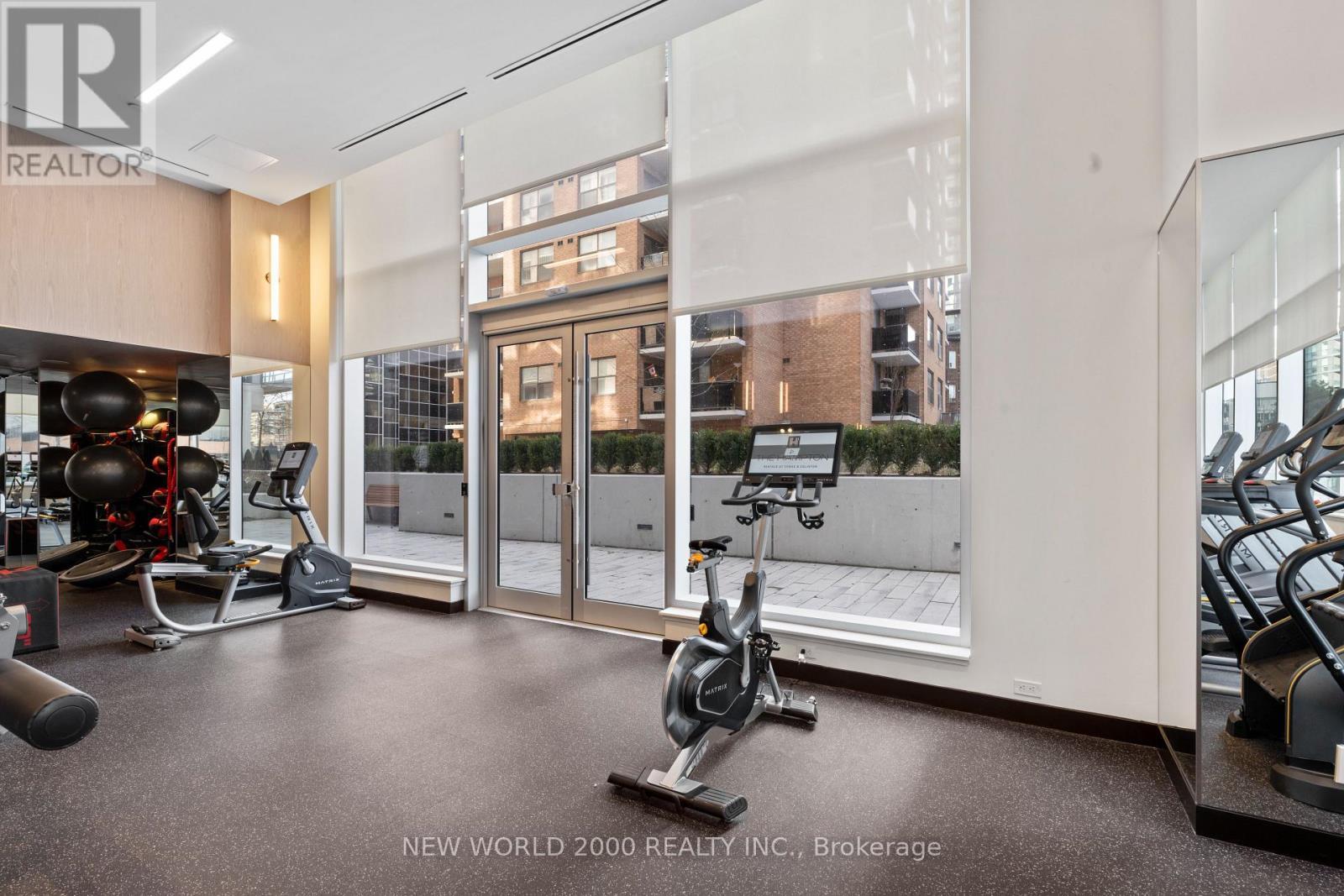 Fitness Centre - Gym - 1711 - 101 Roehampton Avenue, Toronto, ON - Indoor Photo Showing Gym Room