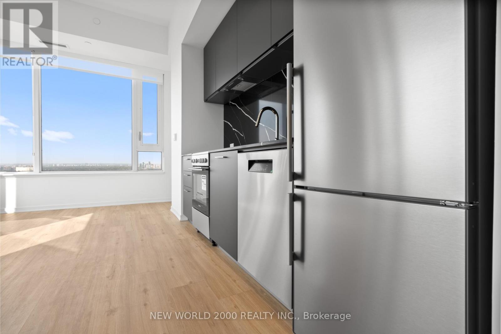 Not Exact Unit (Same Floorplan, Different Floor) - 1711 - 101 Roehampton Avenue, Toronto, ON - Indoor Photo Showing Kitchen With Stainless Steel Kitchen