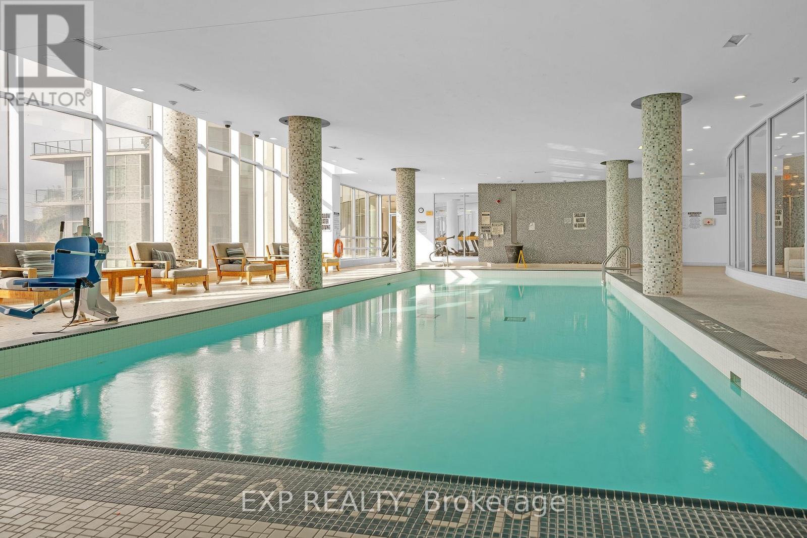 1908 - 2240 Lake Shore Boulevard W, Toronto, ON - Indoor Photo Showing Other Room With In Ground Pool