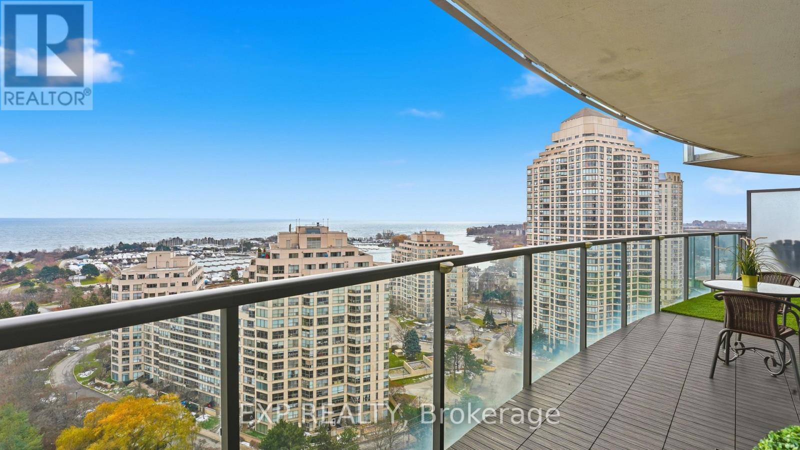 1908 - 2240 Lake Shore Boulevard W, Toronto, ON - Outdoor With Balcony With View With Exterior