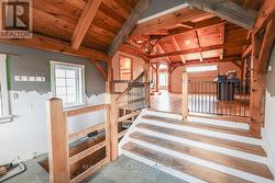 Entrance to the addition. -