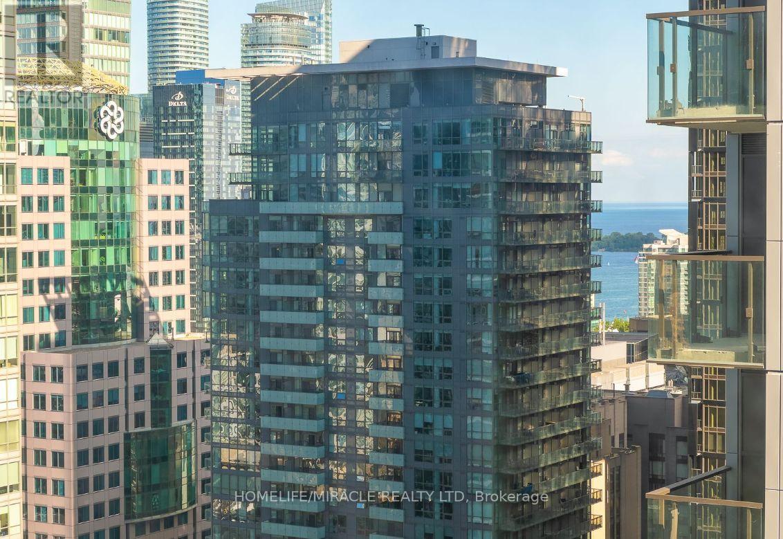 3521 - 28 Widmer Street, Toronto, ON - Outdoor With Facade