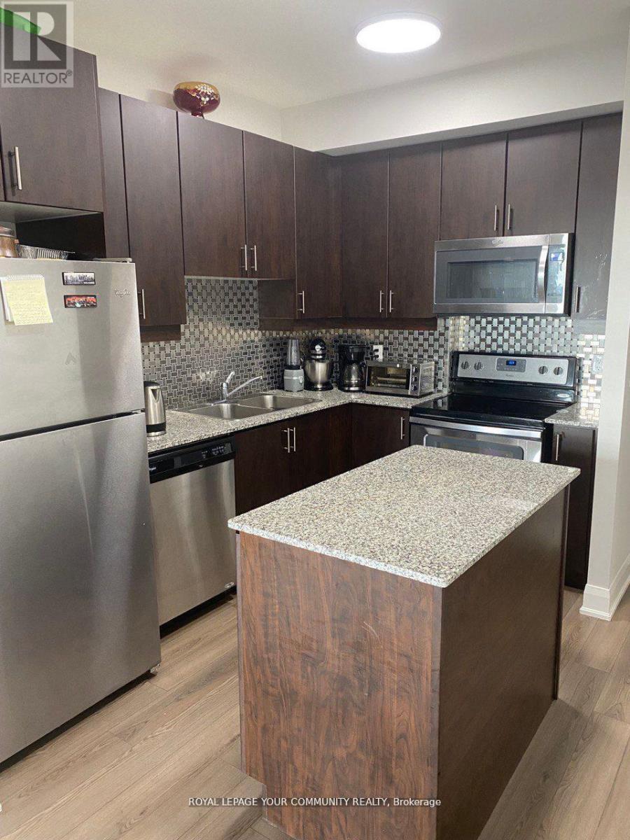 1604 - 2900 Highway 7 Road, Vaughan, ON - Indoor Photo Showing Kitchen With Double Sink With Upgraded Kitchen