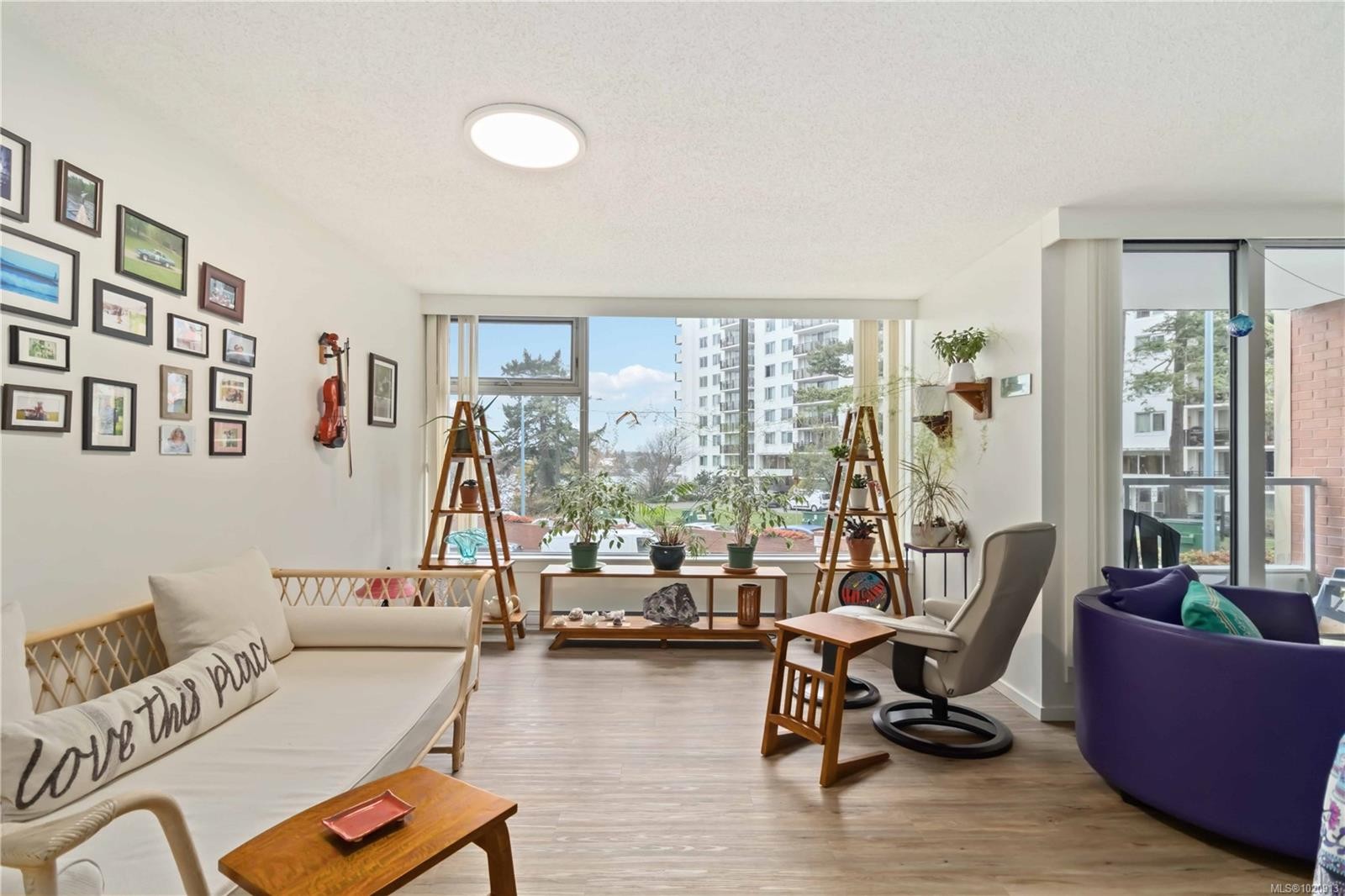 206-327 Maitland St, Victoria, BC - Indoor Photo Showing Living Room