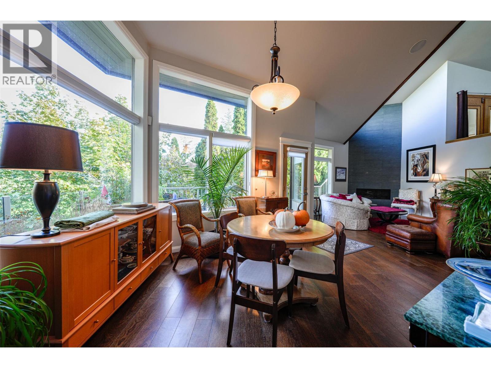 Formal dining area open to living room - 14038 Ponderosa Way, Coldstream, BC - Indoor Photo Showing Other Room