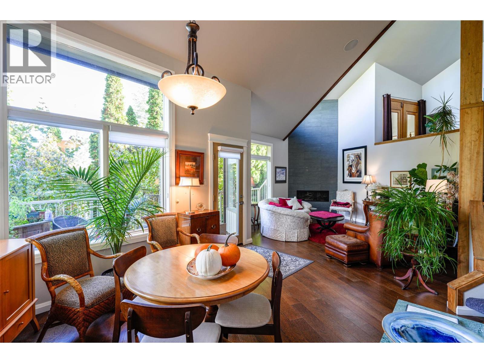 Dining room looking towards Living Room - 14038 Ponderosa Way, Coldstream, BC - Indoor Photo Showing Dining Room