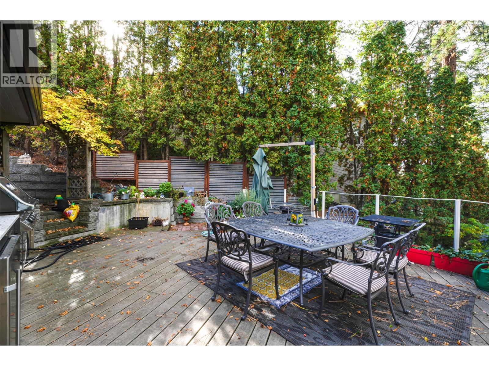 Deck with outdoor Kitchen off the Main Level Kitchen - 14038 Ponderosa Way, Coldstream, BC - Outdoor With Deck Patio Veranda With Exterior