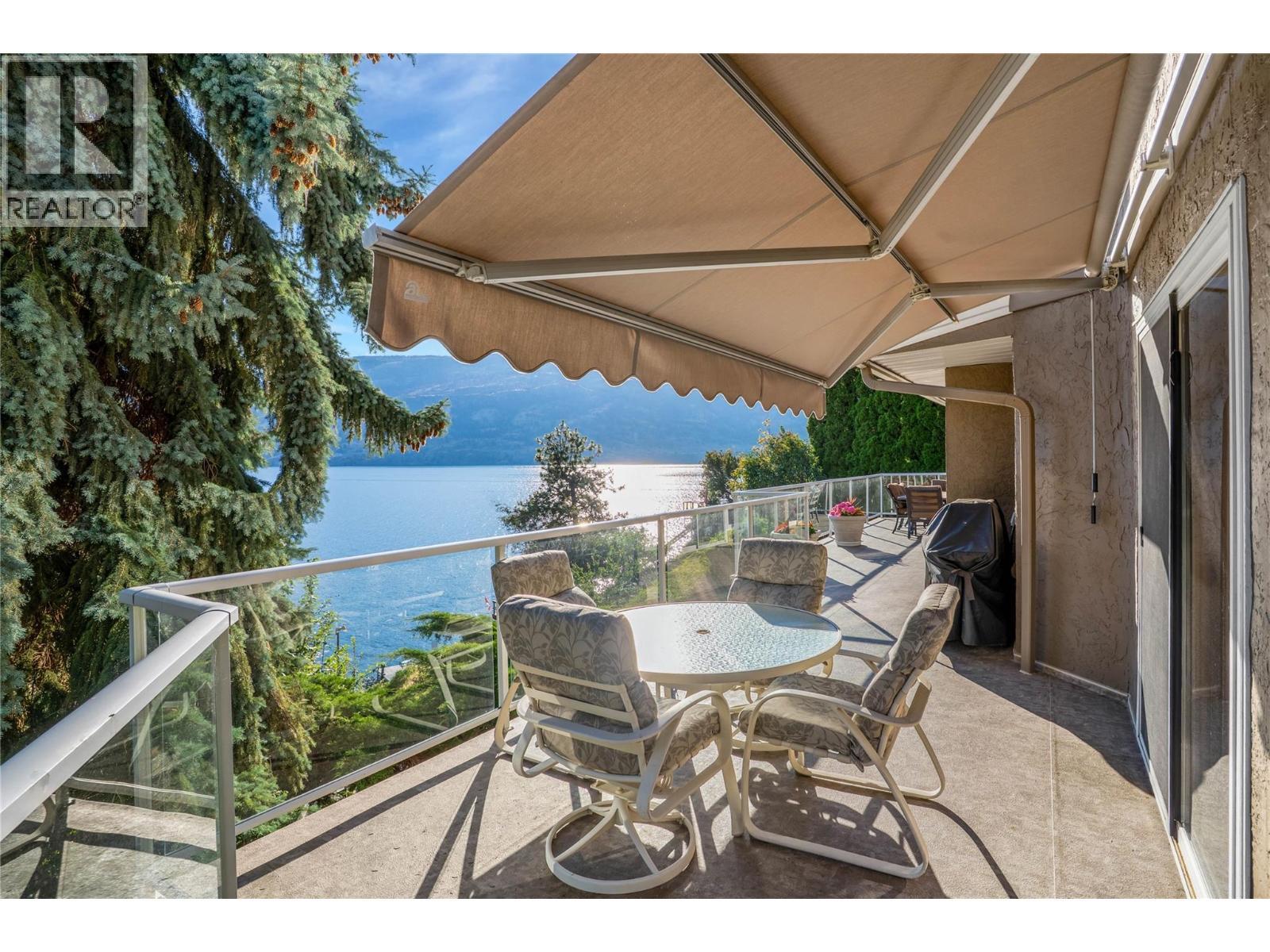 1988 Dewdney Road, Kelowna, BC - Outdoor With Body Of Water With Deck Patio Veranda With Exterior