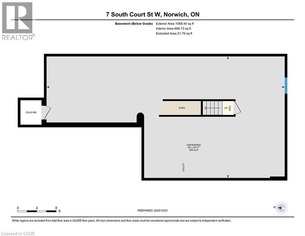 View of home floor plan - 7 South Court Street W, Norwich, ON - Other