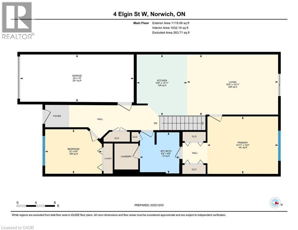 View of floor plan / room layout - 4 Elgin Street W, Norwich, ON - Other