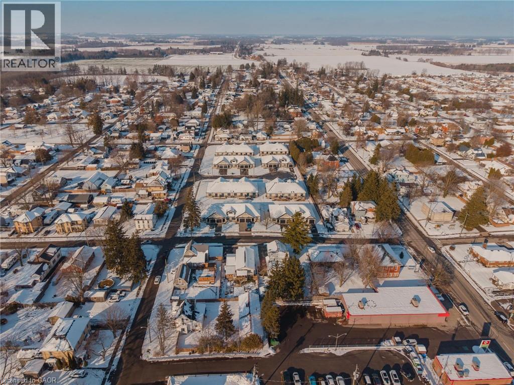Aerial view of property's location - 4 Elgin Street W, Norwich, ON - Outdoor With View