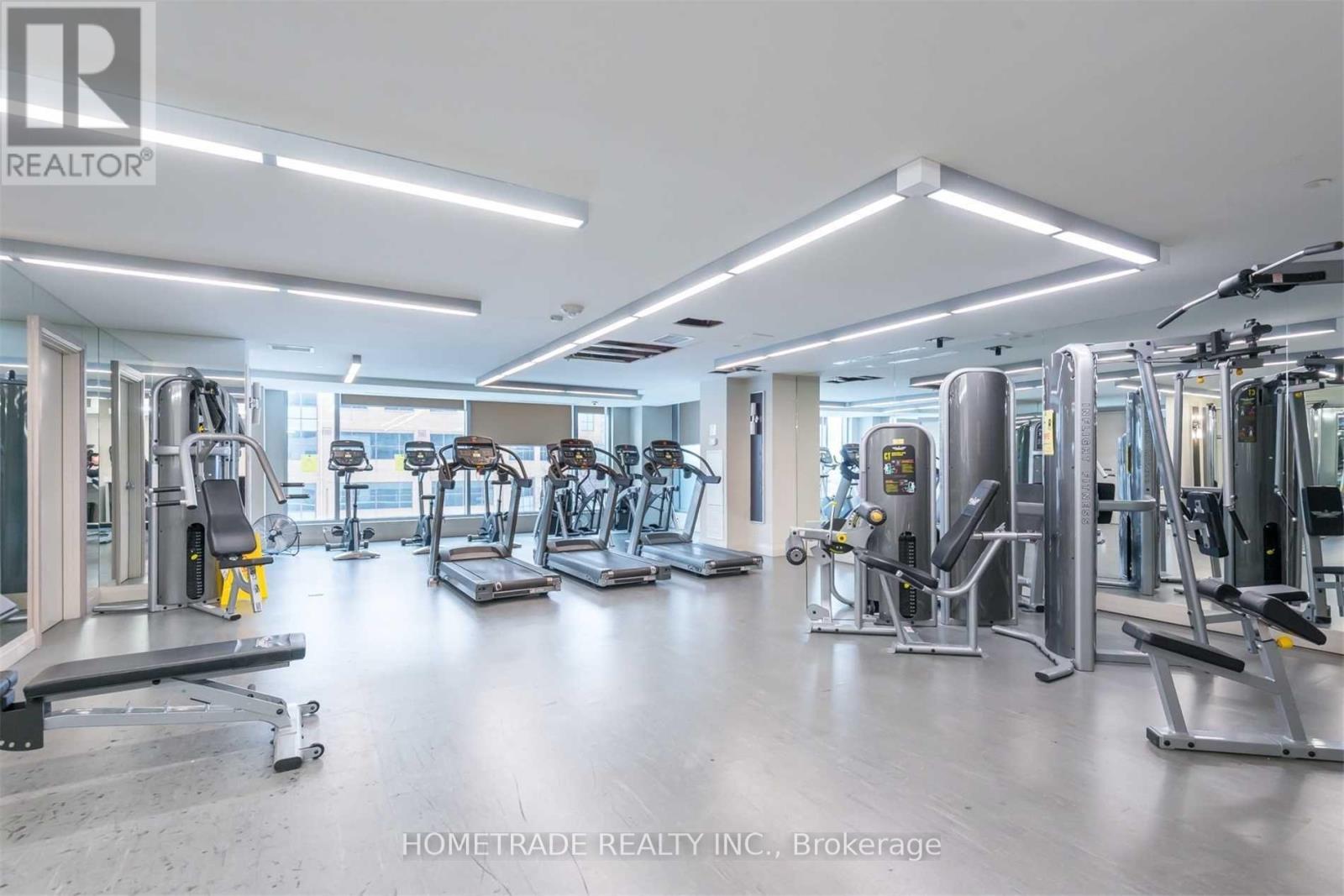201B - 9090 Yonge Street, Richmond Hill, ON - Indoor Photo Showing Gym Room