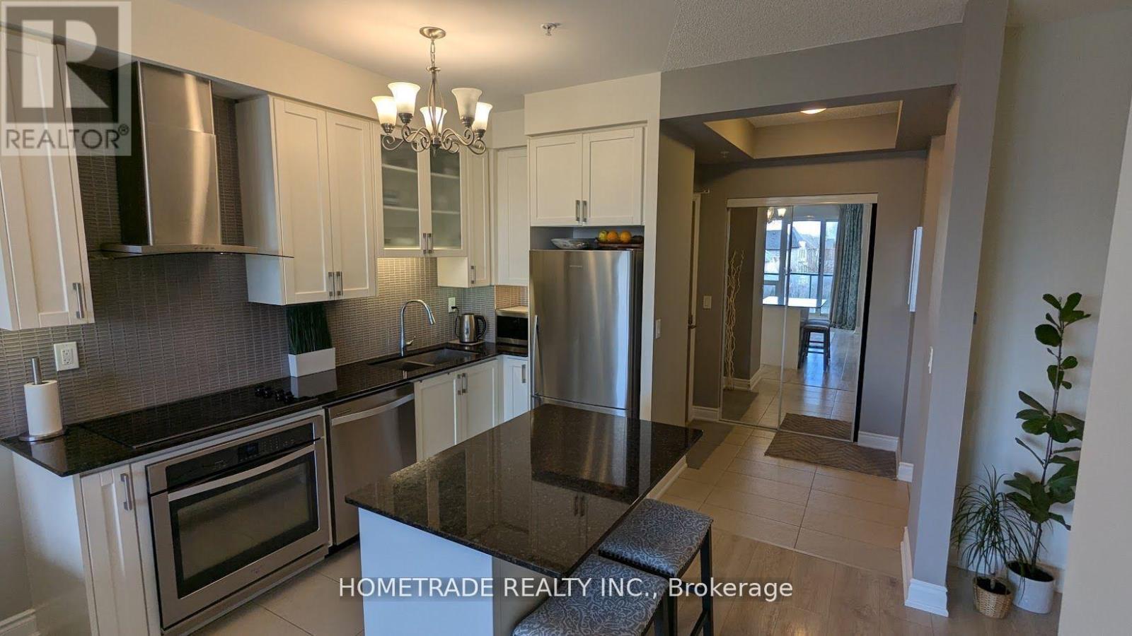 201B - 9090 Yonge Street, Richmond Hill, ON - Indoor Photo Showing Kitchen With Stainless Steel Kitchen With Upgraded Kitchen