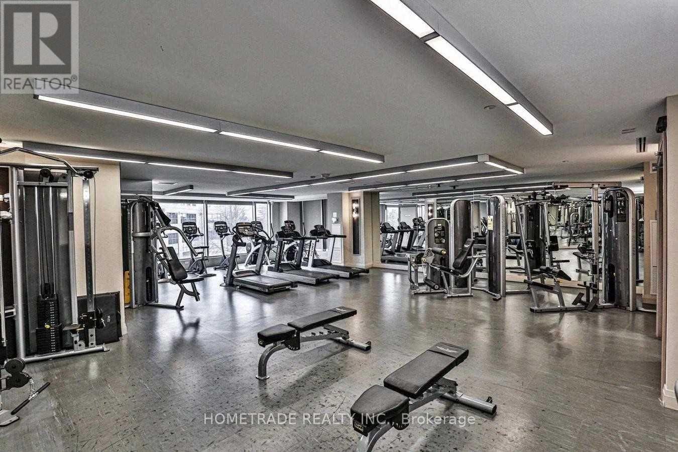 201B - 9090 Yonge Street, Richmond Hill, ON - Indoor Photo Showing Gym Room